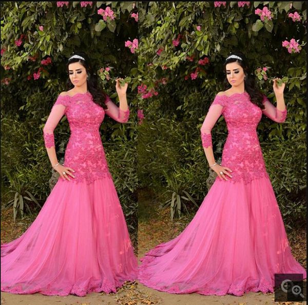 2019 new design off the shoulder mermaid lace prom dress 3/4 sleeve lace appliques elegant party evening prom dresses sale, Black
2019 new design off the shoulder mermaid lace prom dress 3/4 sleeve lace appliques elegant party evening prom dresses sale, Black