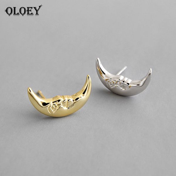 oloey 100% pure 925 sterling silver moon stud earrings for girls kids lady korea ins cute earring jewelry christmas gifts yme575, Golden;silver
oloey 100% pure 925 sterling silver moon stud earrings for girls kids lady korea ins cute earring jewelry christmas gifts yme575, Golden;silver