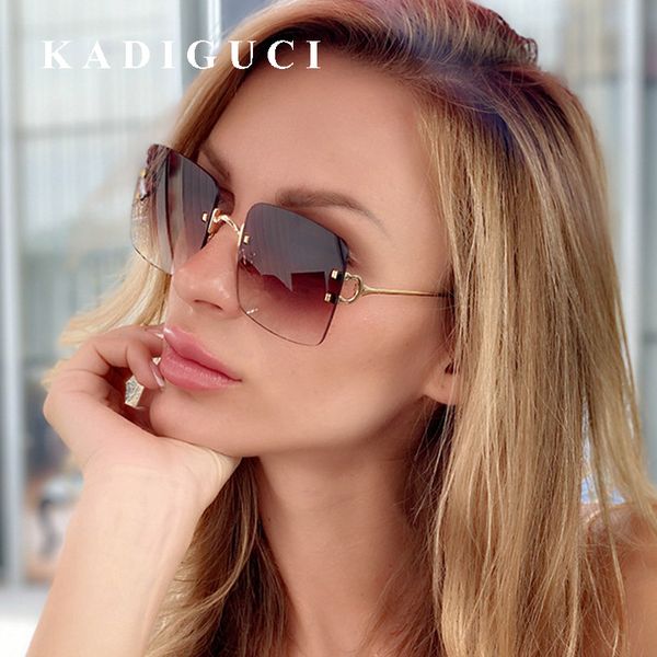 kadiguci новый фиолетовый rivet rimless солнцезащитные очки gradient оттенки большой кадр женщины мужчины модные солнцезащитные очки констру, White;black
kadiguci новый фиолетовый rivet rimless солнцезащитные очки gradient оттенки большой кадр женщины мужчины модные солнцезащитные очки констру, White;black