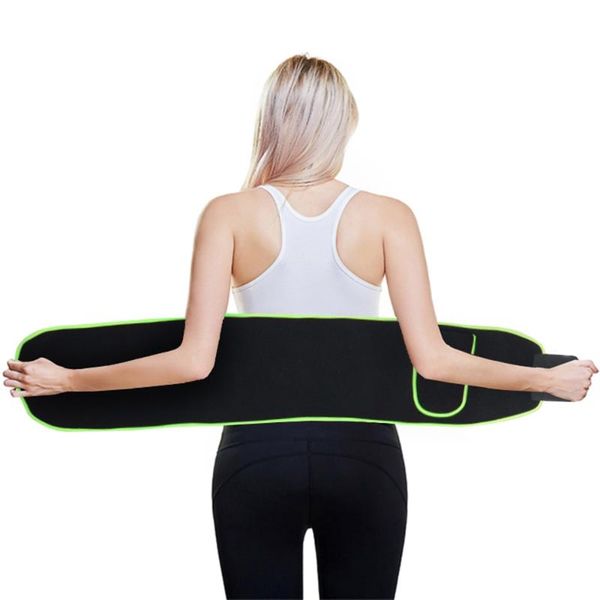 men women waist support belt exercise weight loss burning trainer shaper gym fitness belt back waist trimmer, Black;gray
men women waist support belt exercise weight loss burning trainer shaper gym fitness belt back waist trimmer, Black;gray