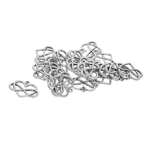 20 pcs tibetan silver infinite love theme heart shape pendants jewelry findings accessories for bracelet necklace jewelry making, Black
20 pcs tibetan silver infinite love theme heart shape pendants jewelry findings accessories for bracelet necklace jewelry making, Black