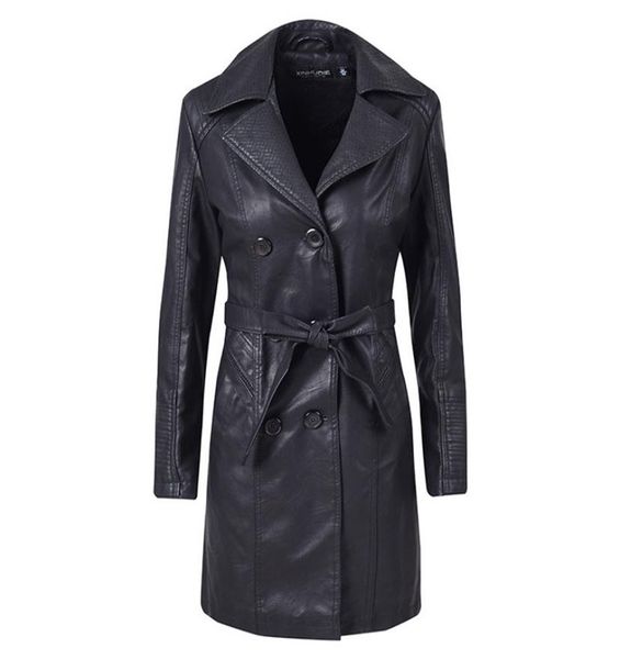 autumn and winter women's pu leather coat overcoat jacket middle-aged and old fashion mother lapel belt temperament pu leather, Black
autumn and winter women's pu leather coat overcoat jacket middle-aged and old fashion mother lapel belt temperament pu leather, Black