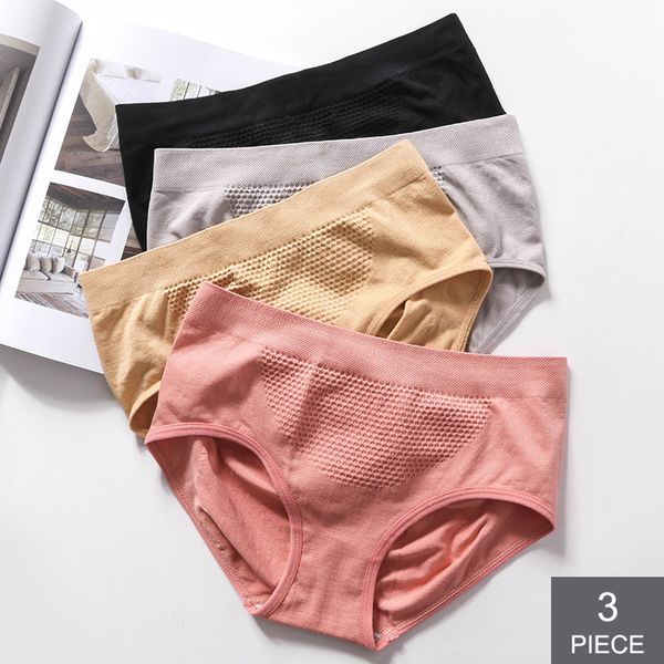 underwear women 3pcs/pack lingerie cotton panties solid ropa interior femenina comfort femme briefs mid-rise bielizna, Black;pink
underwear women 3pcs/pack lingerie cotton panties solid ropa interior femenina comfort femme briefs mid-rise bielizna, Black;pink