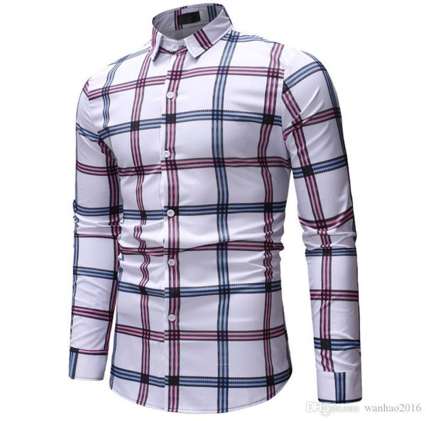 мужская повседневная рубашка мода плед дизайн печатных с длинным рукавом 2019 последние проекты дышащий удобный стиль бесплатная доставка, White;black
мужская повседневная рубашка мода плед дизайн печатных с длинным рукавом 2019 последние проекты дышащий удобный стиль бесплатная доставка, White;black