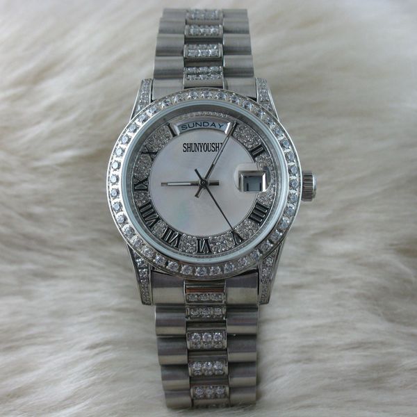 2019 sunday calendar series luxury mens watches japan automatic mechanical sapphire luxury wristwatches fg25, Slivery;brown
2019 sunday calendar series luxury mens watches japan automatic mechanical sapphire luxury wristwatches fg25, Slivery;brown