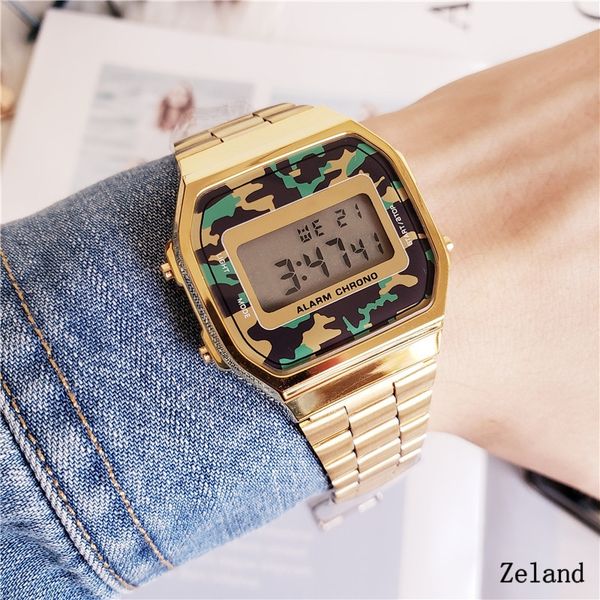Selling high quality DZ7333 casual fashion unisex watch Steel band LED military digital electronic watch Free shipping 
Selling high quality DZ7333 casual fashion unisex watch Steel band LED military digital electronic watch Free shipping