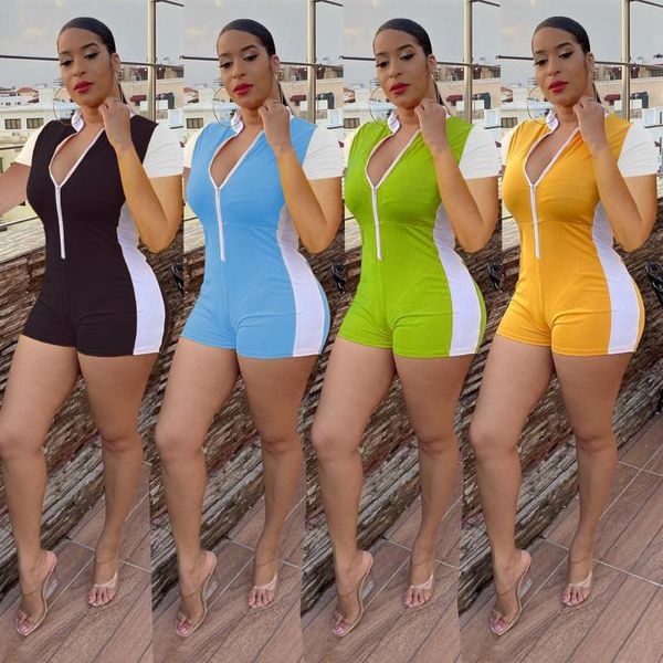 adogirl color patchwork jumspuit front zipper short sleeve women tracksuit shorts romper summer playsuit slim home apparel, Black;white
adogirl color patchwork jumspuit front zipper short sleeve women tracksuit shorts romper summer playsuit slim home apparel, Black;white