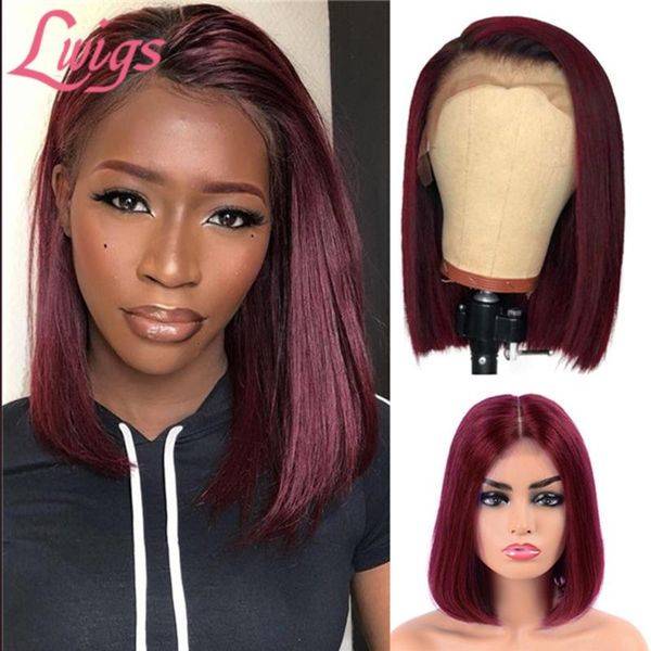 99j short bob lace front wigs brazilian glueless 99j 360 lace frontal wigs full human hair for black women lwigs, Black;brown
99j short bob lace front wigs brazilian glueless 99j 360 lace frontal wigs full human hair for black women lwigs, Black;brown