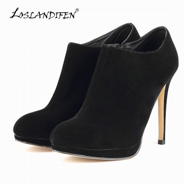 loslandifen faux velvet platform high heels ladies women autumn winter casual ankle boots us 4-11 806h-1ve, Black
loslandifen faux velvet platform high heels ladies women autumn winter casual ankle boots us 4-11 806h-1ve, Black