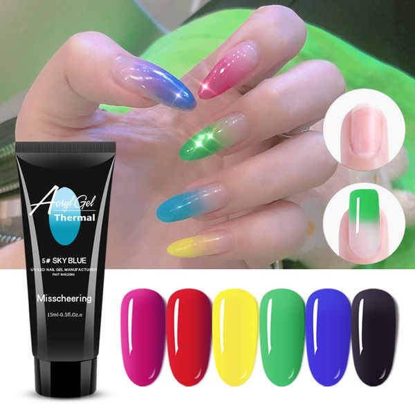 15ml temperature change multi-color nail finger extension quick building crystal acrylic poly gel nail art tips manicure uv gel
15ml temperature change multi-color nail finger extension quick building crystal acrylic poly gel nail art tips manicure uv gel