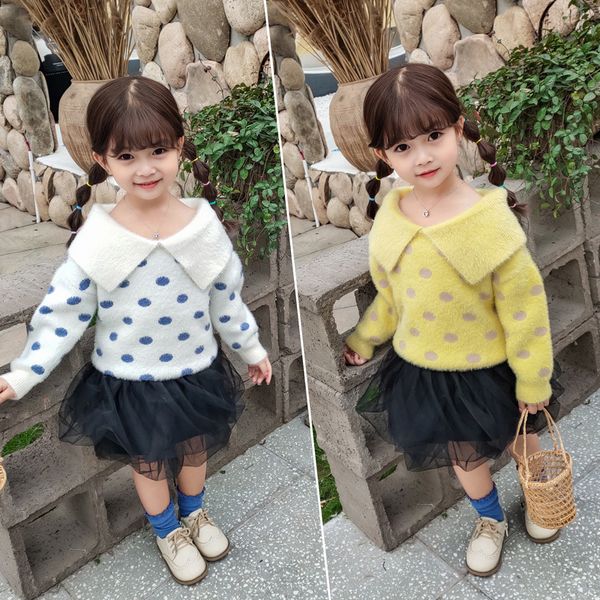 2019 new wholesale girls boys dots knitted sweater autumn fashion cotton soft kids sweaters 1-6t, Blue
2019 new wholesale girls boys dots knitted sweater autumn fashion cotton soft kids sweaters 1-6t, Blue