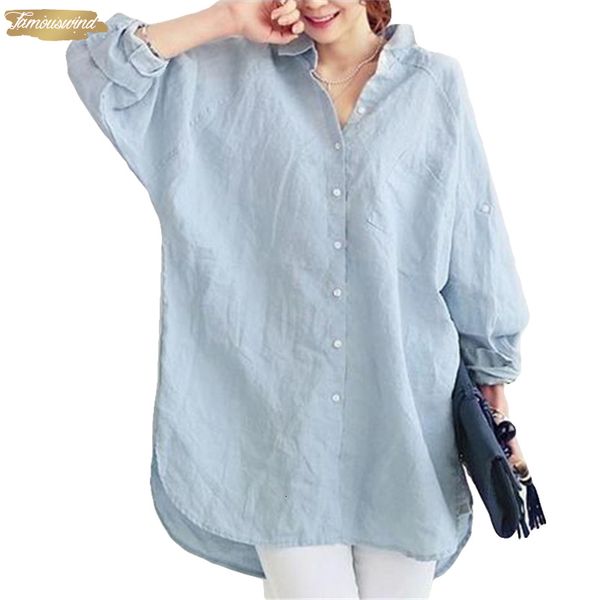 loose women blouse shirts shirt womens summer long turning spring sleeve and blouses casual linen plus blue beach, White
loose women blouse shirts shirt womens summer long turning spring sleeve and blouses casual linen plus blue beach, White