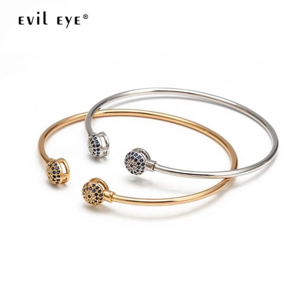 evil eye micro pave turkish eye bangle gold silver color copper open fashion jewelry gifts for women girls bd216, Black
evil eye micro pave turkish eye bangle gold silver color copper open fashion jewelry gifts for women girls bd216, Black