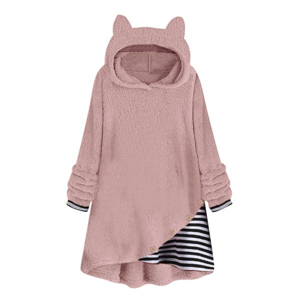 oversized harajuku women winter hoodies women striped sweatshirt korean style streetwear long hoodie clothes 2019 moleton, Black
oversized harajuku women winter hoodies women striped sweatshirt korean style streetwear long hoodie clothes 2019 moleton, Black