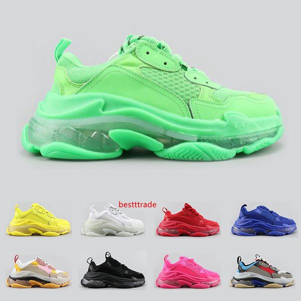 2020 new triple s fashion luxury designer shoes for men women clear sole neon green black white blue mens trainer platform sports sneakers
2020 new triple s fashion luxury designer shoes for men women clear sole neon green black white blue mens trainer platform sports sneakers