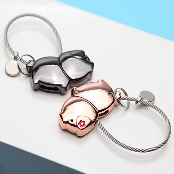 sweet kiss piggies keychain with magnetism cute kiss pigs couple keychain christmas gifts valentine's love token
sweet kiss piggies keychain with magnetism cute kiss pigs couple keychain christmas gifts valentine's love token