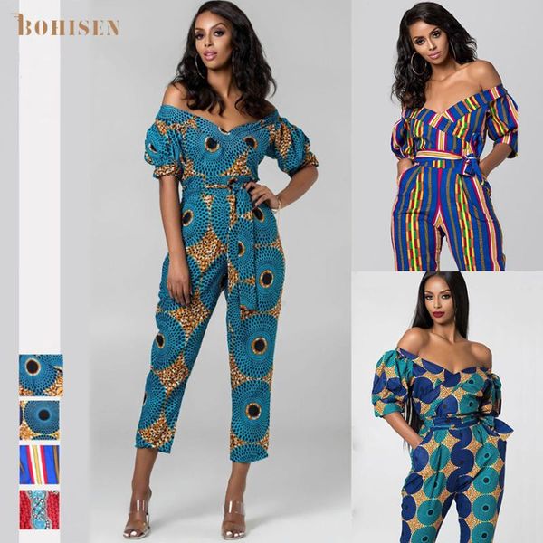 bohisen dashiki african dresses for women bazin jumpsuits ankara dresses off shoulder riche african print clothes for women, Red
bohisen dashiki african dresses for women bazin jumpsuits ankara dresses off shoulder riche african print clothes for women, Red
