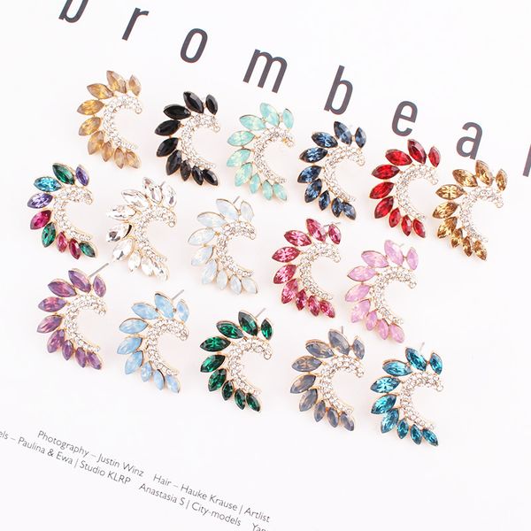 lubov shining rhinestone wings stud earrings acrylic crystal stone women piercing earrings trendy wedding jewelry valentine gift, Golden;silver
lubov shining rhinestone wings stud earrings acrylic crystal stone women piercing earrings trendy wedding jewelry valentine gift, Golden;silver