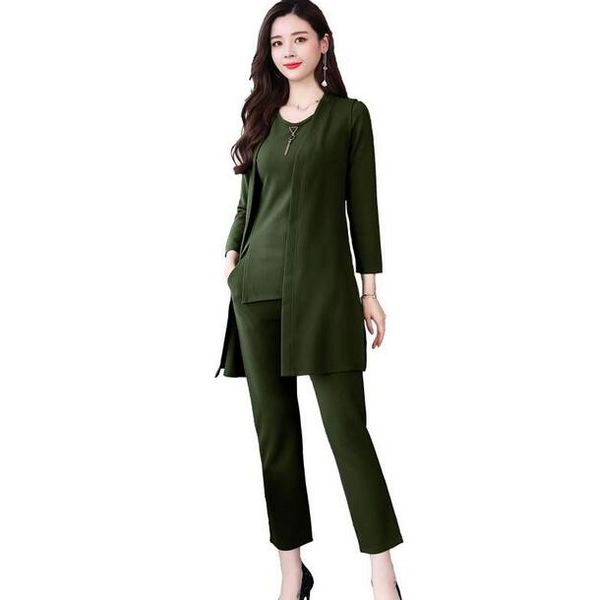 large size spring and autumn office lady 2 piece set women femme deux pieces woman suit tracksuit conjunto feminino dc97, White
large size spring and autumn office lady 2 piece set women femme deux pieces woman suit tracksuit conjunto feminino dc97, White
