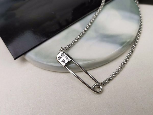 fashion pin pendant necklace cuban link chain bijoux for mens and women trend personality punk cross style lovers gift hip hop jewelry, Silver
fashion pin pendant necklace cuban link chain bijoux for mens and women trend personality punk cross style lovers gift hip hop jewelry, Silver