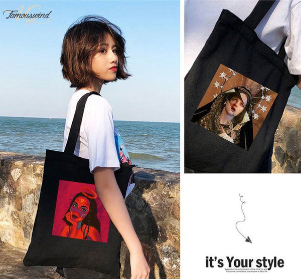2020 new black solid color summer ladies casual shoulder bag large capacity canvas harajuku bag handbag
2020 new black solid color summer ladies casual shoulder bag large capacity canvas harajuku bag handbag