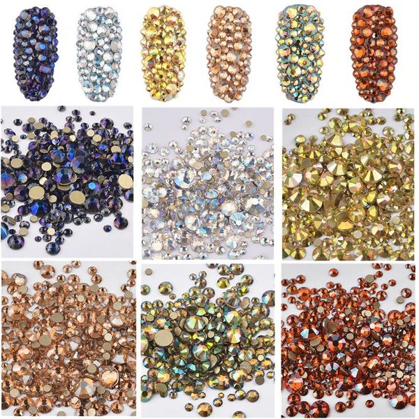 nail art decorations 1pack super shiny rhinestone crystal ab mixed ss3-ss40(1.3mm-4.8mm) non fix flatback rhinestones for 3d gems169, Silver;gold
nail art decorations 1pack super shiny rhinestone crystal ab mixed ss3-ss40(1.3mm-4.8mm) non fix flatback rhinestones for 3d gems169, Silver;gold