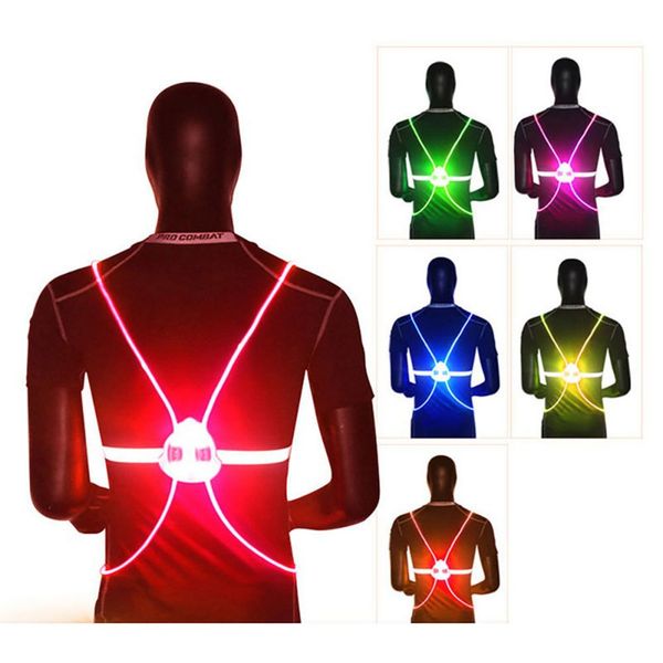 reflective high visibility warning vest flash led driving night driving cycling running outdoor light up bicycle safety vest, Black
reflective high visibility warning vest flash led driving night driving cycling running outdoor light up bicycle safety vest, Black