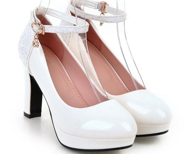 2019 women's shoes in spring and autumn with new style high heel coarse heel round head waterproof table @2154, Black
2019 women's shoes in spring and autumn with new style high heel coarse heel round head waterproof table @2154, Black