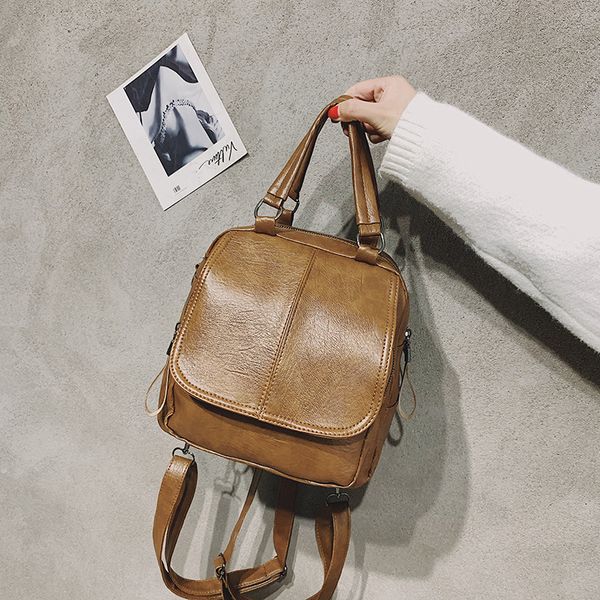 2020 women's shoulder bag multifunctional handbag fashion soft leather minimalist women's backpack
2020 women's shoulder bag multifunctional handbag fashion soft leather minimalist women's backpack