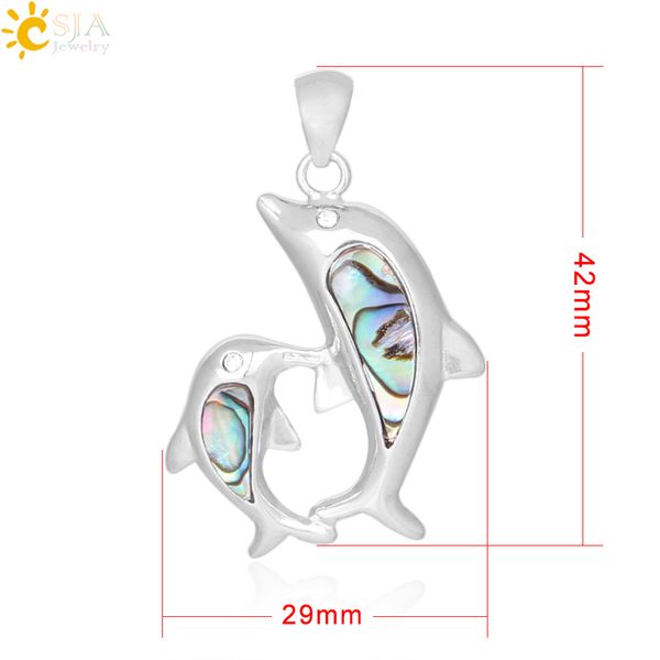 csja abalone shell necklace natural new zealand blue mother pearl double dolphin cute animal pendants paua women jewelry f326, Silver
csja abalone shell necklace natural new zealand blue mother pearl double dolphin cute animal pendants paua women jewelry f326, Silver