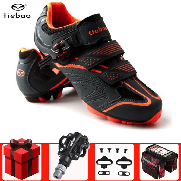 tiebao cycling shoes add spd pedal set breathable mountain bike shoes men sneakers outdoor mtb bicycle self-locking sneakers, Black
tiebao cycling shoes add spd pedal set breathable mountain bike shoes men sneakers outdoor mtb bicycle self-locking sneakers, Black