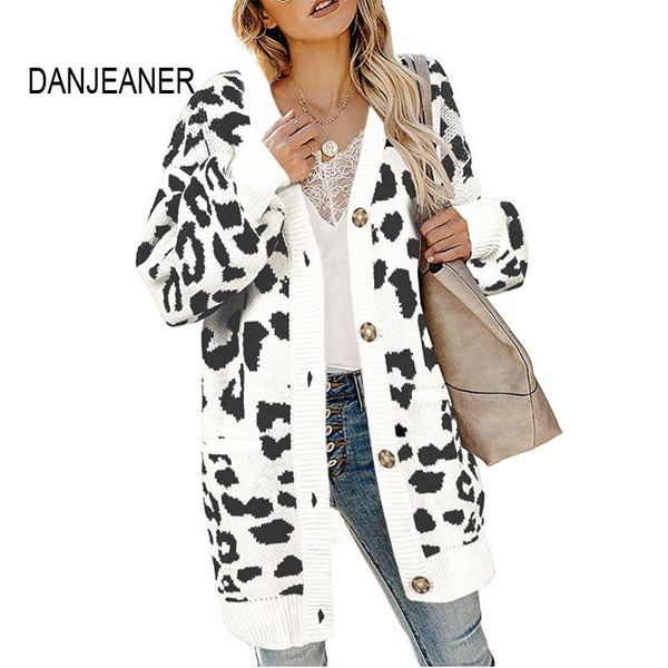 danjeaner v neck single breasted leopard long cardigan coats women thick casual knitted sweaters with pockets oversized sweater, White
danjeaner v neck single breasted leopard long cardigan coats women thick casual knitted sweaters with pockets oversized sweater, White