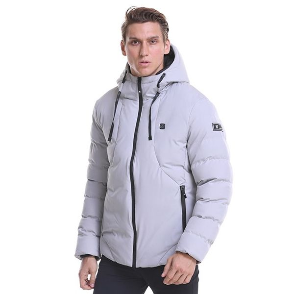 professional manufacturer the china winter usb heating jacket for men, Black