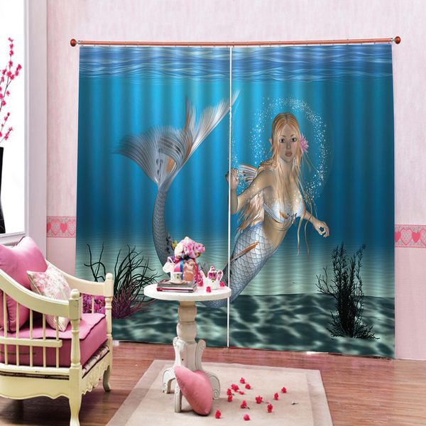 modern custom 3d curtains small fresh and simple style blue underwater curtain kids curtain
modern custom 3d curtains small fresh and simple style blue underwater curtain kids curtain