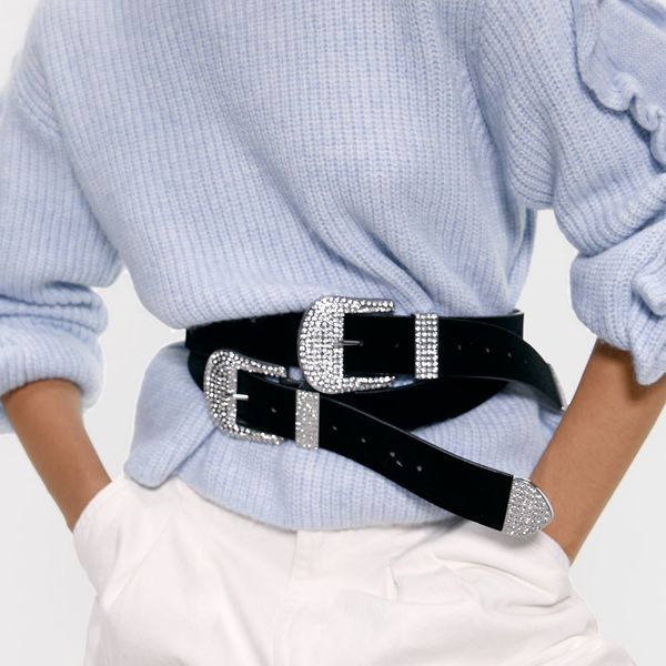 new trendy fashion luxury designer glittering full rhinestone diamond buckle female woman pin leather belt black, Black;brown
new trendy fashion luxury designer glittering full rhinestone diamond buckle female woman pin leather belt black, Black;brown