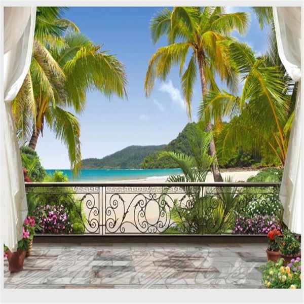 milofi custom large wallpaper mural 3d stereo window outside seaside landscape background wall decoration
milofi custom large wallpaper mural 3d stereo window outside seaside landscape background wall decoration