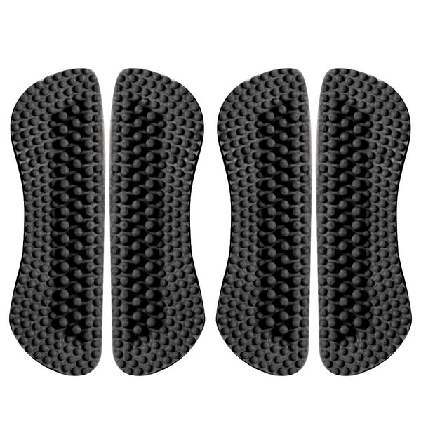 2 pairs fashion soft accessories back self adhisive anti blisters shoe insole foot protection silicone insert pad heel grips, Black 
2 pairs fashion soft accessories back self adhisive anti blisters shoe insole foot protection silicone insert pad heel grips, Black