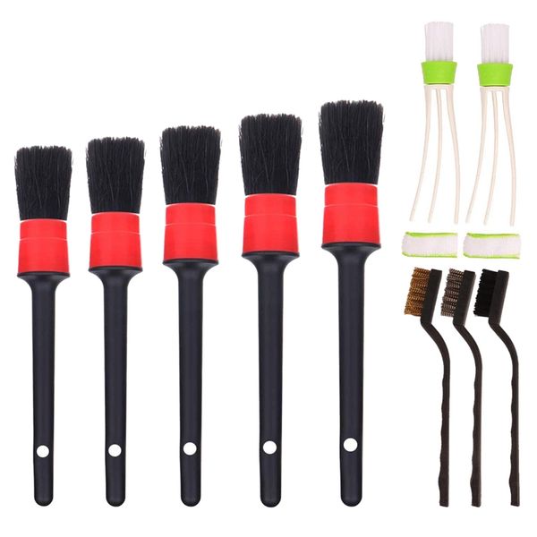 10 pieces car cleaner brush set including detail brush wire automotive air conditioner, auto detailing for cleaning
10 pieces car cleaner brush set including detail brush wire automotive air conditioner, auto detailing for cleaning