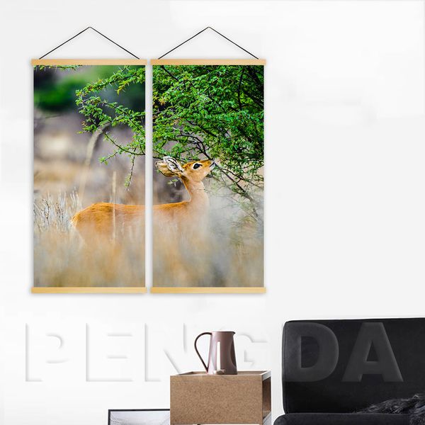 home decoration print canvas 2 panel deer tree prairie painting wall artwork solid wood hanging scrolls for living room poster
home decoration print canvas 2 panel deer tree prairie painting wall artwork solid wood hanging scrolls for living room poster