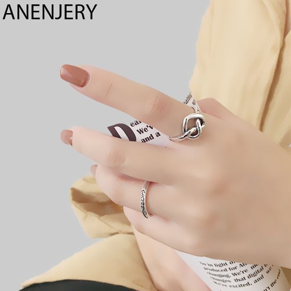 anenjery personality retro knot love heart thai silver ring 925 sterling silver woven open ring for women gifts wholesale s-r632, Golden;silver
anenjery personality retro knot love heart thai silver ring 925 sterling silver woven open ring for women gifts wholesale s-r632, Golden;silver