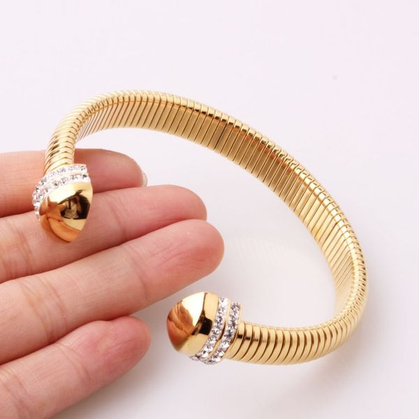 birthday gift new stainless steel gold tone cuff bangle girl women bracelet open end pulseiras femininas wholesale jewelry 10mm, Golden;silver
birthday gift new stainless steel gold tone cuff bangle girl women bracelet open end pulseiras femininas wholesale jewelry 10mm, Golden;silver