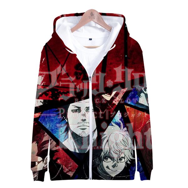 2019 black clover 3d print popular zipper street hip hop comfortable hooded sweatshirt casual street fashion hoodies zipper
2019 black clover 3d print popular zipper street hip hop comfortable hooded sweatshirt casual street fashion hoodies zipper