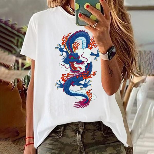 womens t-shirts 2020 chinese dragon print t shirt female women casual tank tee streetwear print t shirt plus size mujer tee, White
womens t-shirts 2020 chinese dragon print t shirt female women casual tank tee streetwear print t shirt plus size mujer tee, White