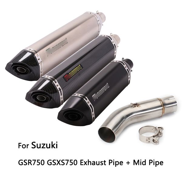 for gsr750 gsxs750 exhaust pipe motorcycle mid slip on 51 mm exhaust muffler pipe with removable db killer escape 470 mm
for gsr750 gsxs750 exhaust pipe motorcycle mid slip on 51 mm exhaust muffler pipe with removable db killer escape 470 mm