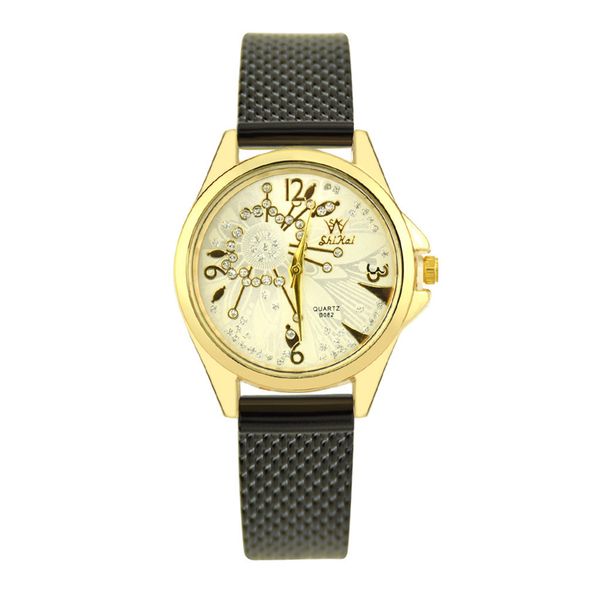 luxury watch women dress bracelet watch trend personality silicone strap quartz fashion casual orologio donna #03, Slivery;brown
luxury watch women dress bracelet watch trend personality silicone strap quartz fashion casual orologio donna #03, Slivery;brown