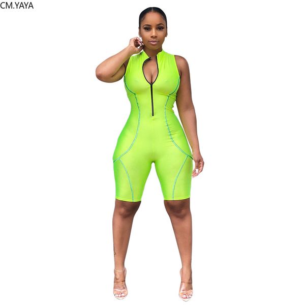 2019 women summer zipper up turn down neck sleeveless knee length jumpsuit moto biker casual sporting romper playsuit gly225, Black;white
2019 women summer zipper up turn down neck sleeveless knee length jumpsuit moto biker casual sporting romper playsuit gly225, Black;white