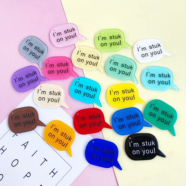 charms 10pcs english letter i'm stuck on you acrylic colorful cute keychain accessories pendant for diy jewelry making charm, Bronze;silver
charms 10pcs english letter i'm stuck on you acrylic colorful cute keychain accessories pendant for diy jewelry making charm, Bronze;silver