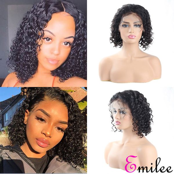 emilee half lace bob wigs deep wave for black women 150% density mongolian remy hair bob wig with natural hairline 10 inch, Black;brown
emilee half lace bob wigs deep wave for black women 150% density mongolian remy hair bob wig with natural hairline 10 inch, Black;brown