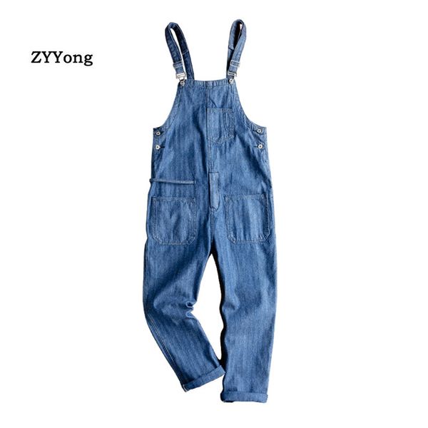 fashion blue loose freight overalls men denim jumpsuit bib straight jeans hip hop streetwear rompers casual cargo pants trousers
fashion blue loose freight overalls men denim jumpsuit bib straight jeans hip hop streetwear rompers casual cargo pants trousers