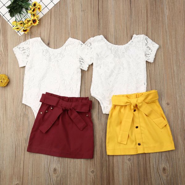 1-4t toddler infant kid baby girl flower clothes set short sleeved lace romper body and skirt dress set elegant outfits, White
1-4t toddler infant kid baby girl flower clothes set short sleeved lace romper body and skirt dress set elegant outfits, White